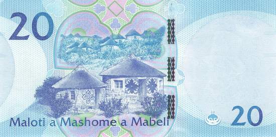 Lesotho p27 20 Maloti 2021